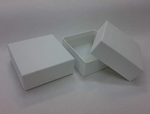 みどり紙工所 貼り箱/ギフトボックス-白(ホワイト) 6箱入 小さなギフト箱(正方形サイズ:70×70×28mm)