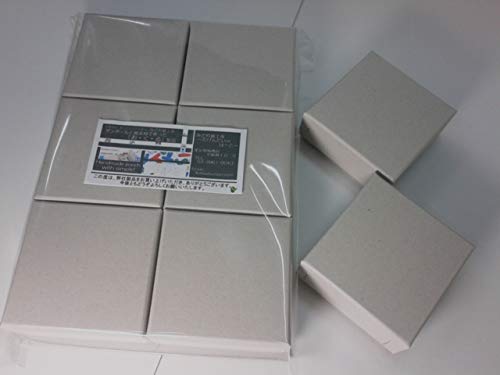 みどり紙工所 チップボール紙箱(レトロ感の漂うギフトボックス)/グレー 12箱入 小さなギフト箱(正方形サイズ:64×64×26㎜)