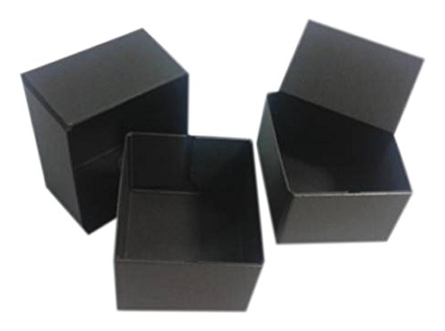 紙箱/ギフトボックス(極小)-黒 6個入 とても小さなギフト箱(外寸サイズ:52×43×32mm)