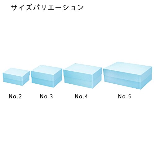 ヘイコー 箱 貼箱 No.4 13x19x8.5cm ミント 006868431