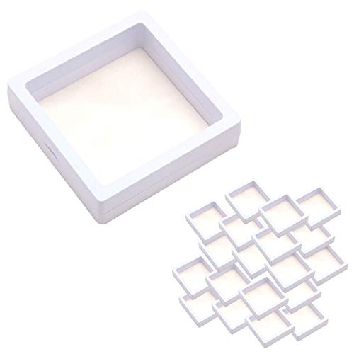 ギフトボックス アクセサリー 白 20個セット-ラッピング 箱-包装資材-業務用-透明＆JuJu (白20)