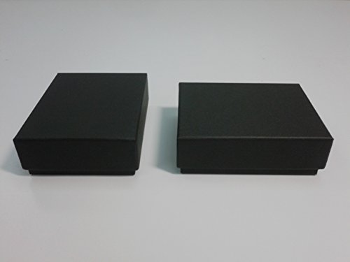 貼り箱/ギフトボックス(中)-黒 6個入 小さなギフト箱(外寸サイズ:80×65×26mm)