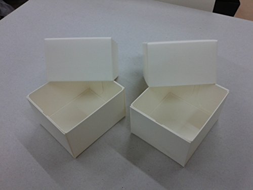 紙箱/ギフトボックス(極小)-オフホワイト・白 6個入 とても小さなギフト箱(外寸サイズ:52×43×32mm)