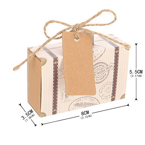 Aumesa Rano 50個セット キャンディボックス ギフトボックス お菓子箱 お菓子 ギフト パーティー 結婚式 誕生日用ボクス 贈り物