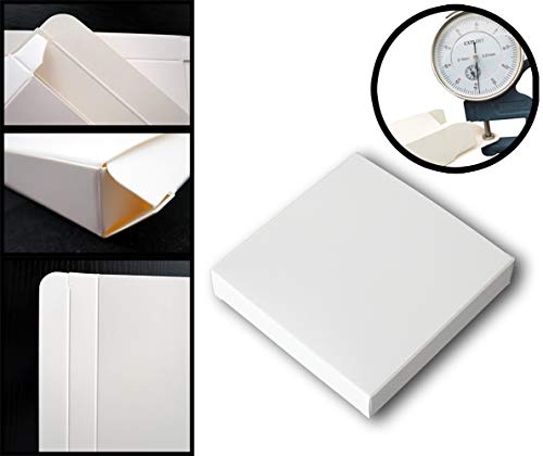 包装ケース 梱包箱 カード紙箱 ギフトボックス ラッピング ヘイコー 箱 ホワイト 白無地ボックス 速達サイズ対応 150x150xH28mm 10個セット