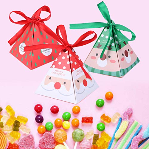 LEDMOMO 18ピースクリスマス ギフトボックス キャンディボックスお正月 お菓子用 ラッピング 包装ギフトケース 忘年会 結婚式 パーティー