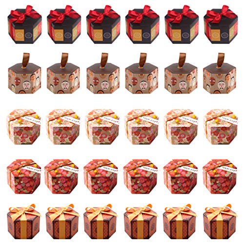 30個セット ギフトボックス お菓子用 キャンディボックス クリスマス 忘年会 結婚式 パーティー 好意 お菓子箱 チョコレート クーキー ラッピング 贈り物包装用