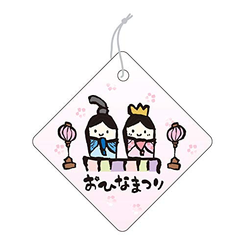 タグおひなまつり40角 50枚