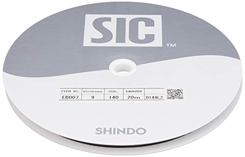 S.I.C. SIC-EB007 グログランストレッチバインダ- 9mm C/#140 コールブラック 1巻(20m)