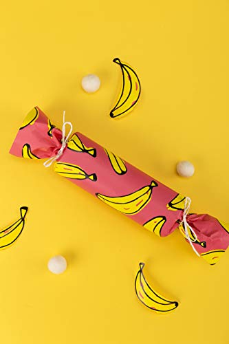 Laribbons Gift Wrapping Paper Roll – 150 SQ FT。 – キュートバナナ/スイカ/ストロベリー/チェリー/フルーツプリント – Avocado/Kiwi – 6 Rolls
