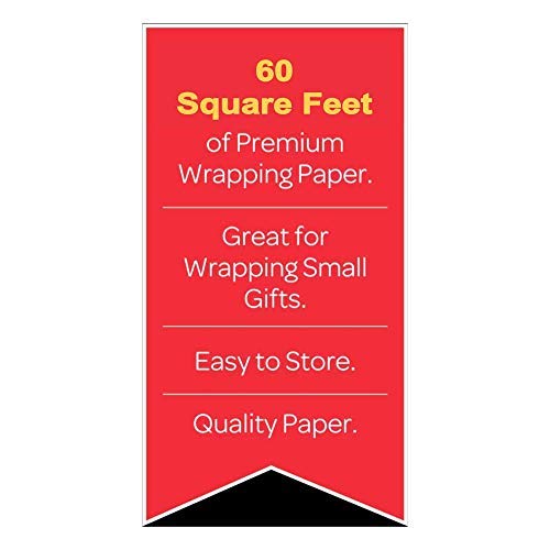 LussoLiv Premium Gift Wrapping Sheets 4 Designs X 5 Sheets (20 Wrapping Sheets) Size 17