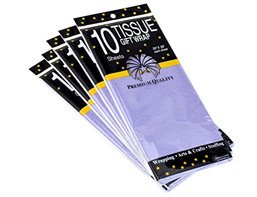 FiveSeasonStuff 50枚 薄葉紙 薄い 包装紙 ラッピング 商品の保護 手作り 66cm x 50cm